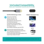 Переходник USB-C M to DisplayPort F 0.2m 4K60Hz gray Choetech (HUB-H11-GY-V2) - уменьшенное изображение 4
