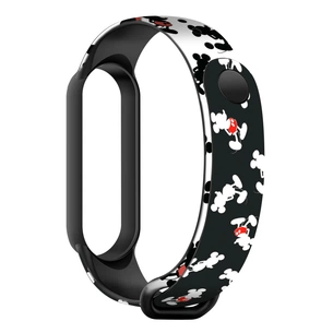 Ремінець до фітнес браслета Armorstandart Cartoon для Xiaomi Mi Band 7/6/5 Mickey Siluet Black (ARM59256) зображення 1