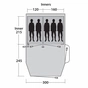 Намет Outwell Springwood 5 Green (928824) - зменшене зображення 10