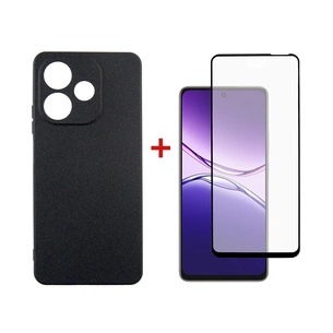 Чохол до мобільного телефона Dengos Oppo A5 Pro Case Carbon + Glass (Black) (DG-KM-150) зображення 1