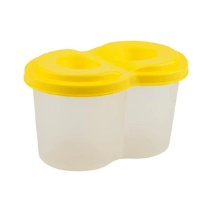 Стакан-непроливайка Kite подвійний, жовтий (K17-1142-08) изображение 1