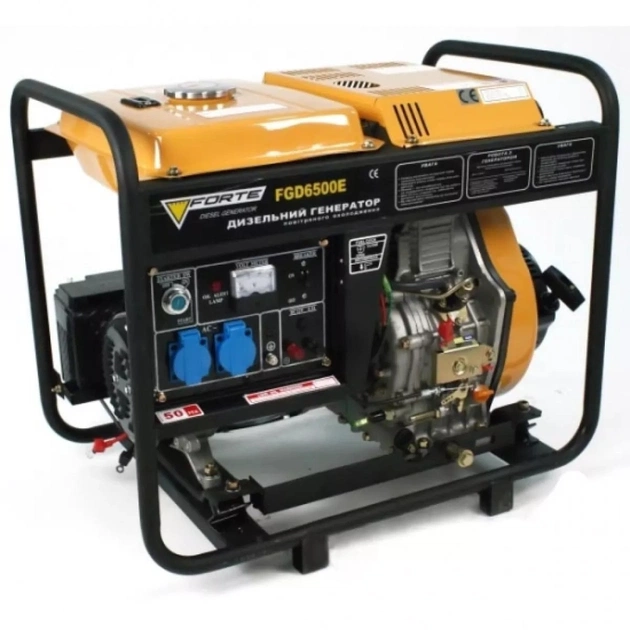 Генератор Forte дизельний FGD6500E 4.5kW (43690) - изображение 1