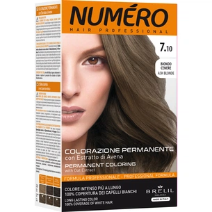 Фарба для волосся Brelil Numero 7.10 - Ash Blonde 140 мл (8011935081301) зображення 1