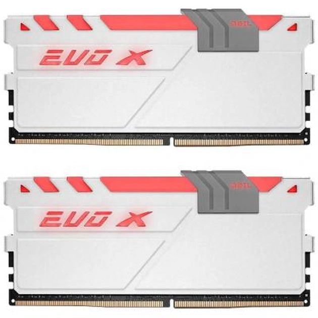 Модуль пам'яті для комп'ютера DDR4 32GB (2x16GB) 3000 MHz EVO X Geil (GEXG432GB3000C16ADC) - изображение 1