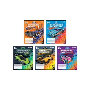 Зошит Kite Hot Wheels, 12 аркушів, лінія (HW25-234) зображення 1