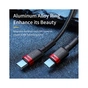 Дата кабель USB-C to USB-C 2.0m 100W 5A black-grey Baseus (CATKLF-ALG1) - уменьшенное изображение 2