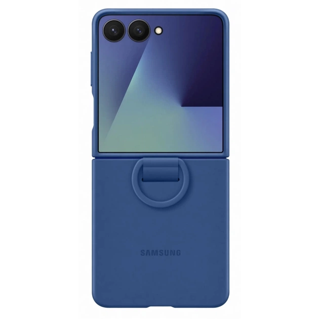 Чохол до мобільного телефона Samsung Silicone with Ring Galaxy Flip 7 Navy (EF-PF766TNEGUA) - зображення 1