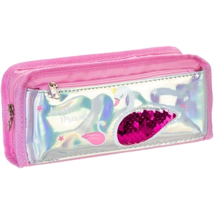 Пенал Cool For School голографічний з паєтками Sweet Dreams рожевий (CF86969) зображення 1