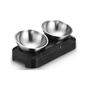 Посуд для котів Lapka Годівниця подвійна з металевими мисками (LPK-27) - зменшене зображення 2