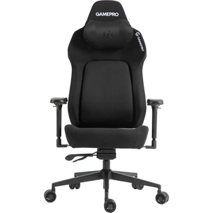 Крісло ігрове GamePro GC925B Fabric Black (GC925B) зображення 1