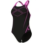Купальник Arena Graphic Swimsuit Swim Pro Back 009024-590 чорний, рожевий 44 (3468337554073) - уменьшенное изображение 7