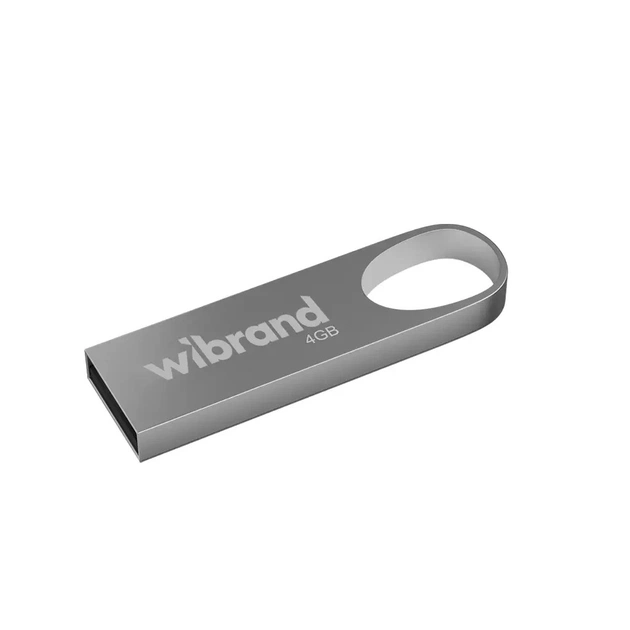 USB флеш накопичувач Wibrand 4GB Irbis Silver USB 2.0 (WI2.0/IR4U3S) - зображення 1
