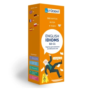 Навчальний набір English Student Картки для вивчення англійської мови Idioms B2-С1 (укр.) (591225992) зображення 1