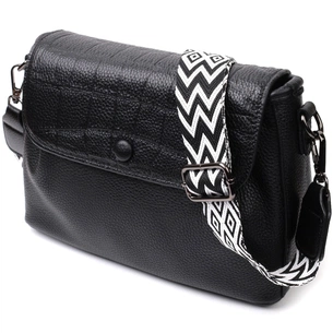 Сумка Vintage Жіноча з натуральної шкіри Чорна (22330) зображення 1