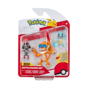 Фигурка Pokemon W18 - Поньярд, Сквиртл, Монферно (PKW3058) изображение 1