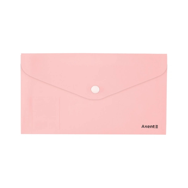 Папка - конверт Axent DL 180мкм Pastelini Розовая (1414-10-A) - изображение 1