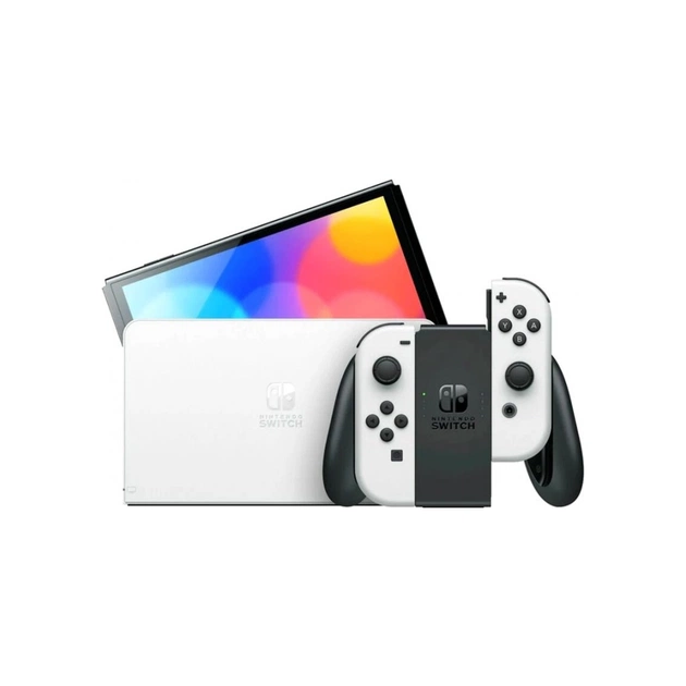 Ігрова консоль Nintendo Switch OLED (біла) (45496883386) - зображення 7