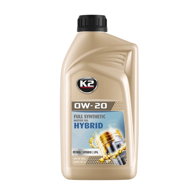 Моторна олива K2 Hybrid Oil 0W-20 1 л (O0521E) - изображение 1