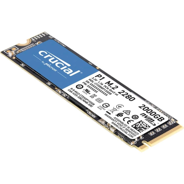 Накопичувач SSD M.2 2280 2TB Micron (CT2000P1SSD8) - зображення 1