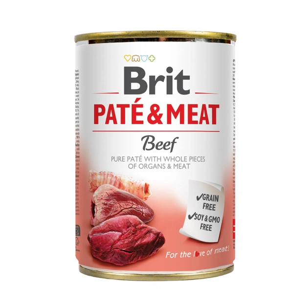 Влажный корм для собак Brit Care Pate and Meat с говядиной (8595602557400) - изображение 1