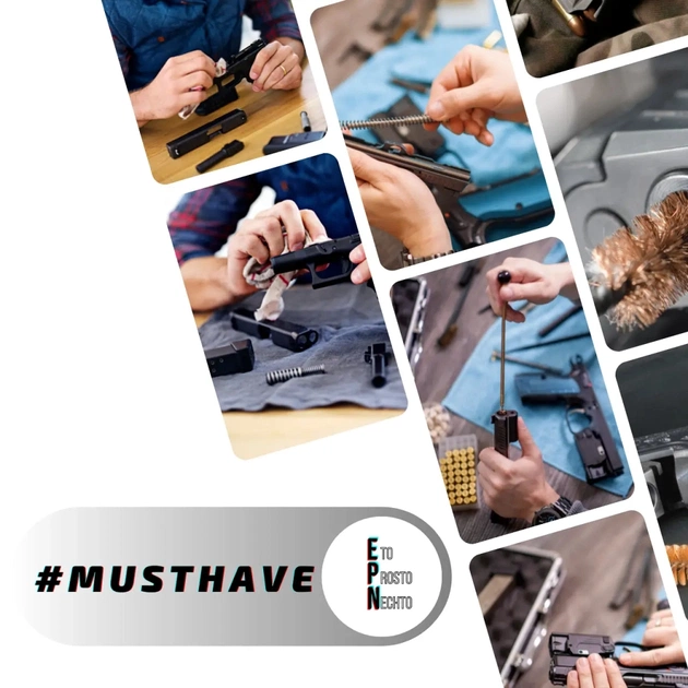 Патч для чистки оружия HTA 5.45/5.5/5.56 мм калібр 22 (223, 222, 22LR) - 243 квадратні 500 шт (HTA4202) - изображение 4