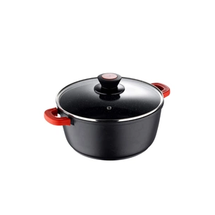 Каструля Bergner Chroma, з кришкою 24 см, 5 л (BG-30115-BK) зображення 1
