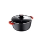 Каструля Bergner Chroma, з кришкою 24 см, 5 л (BG-30115-BK) - зменшене зображення 1