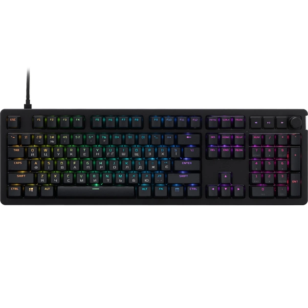 Клавіатура HyperX Alloy Rise PBT HX Red USB UA Black (7G7A3AA) - зображення 1