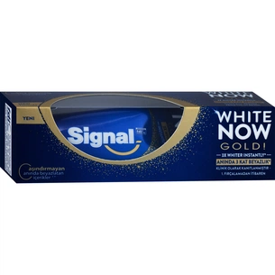 Зубна паста Signal Миттєва білизна Голд 50 мл (8712561087179) зображення 1