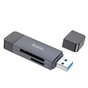 Картридер Hoco HB45 Spirit 2-in-1 USB-USB Type-C 3.0 Black (6942007620529) - уменьшенное изображение 1