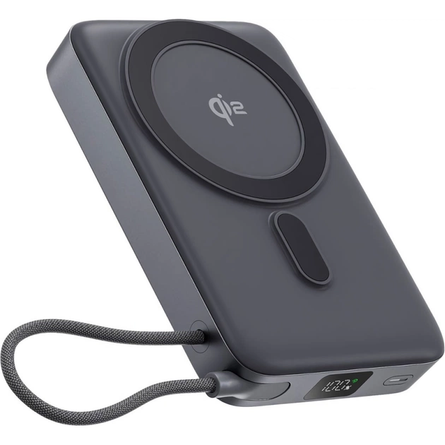 Універсальна мобільна батарея Proove OverPower 35W 10000mAh Qi2 Gray (PBOP35012105) - зображення 1