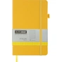 Книга записна Buromax Etalon 125x195 мм 96 аркушів в клітинку обкладинка зі штучної шкіри Жовта (BM.291160-08) - зменшене зображення 1