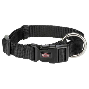 Нашийник для тварин Trixie Premium нейлон XXS–XS: 15–25см/10 мм чорний (4047974202111) зображення 1