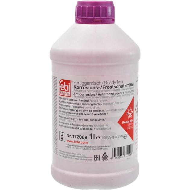 Антифриз Febi G12+ 1л фіолетовий -35C (172009FE) - изображение 1