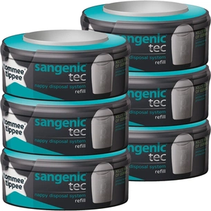 Касета для накопичувача підгузників Tommee Tippee Sangenic Tec 6 шт. (30003) зображення 1