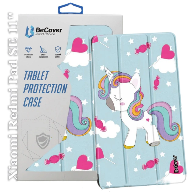 Чохол до планшета BeCover Smart Case Xiaomi Redmi Pad SE11" Unicorn (709877) - изображение 1
