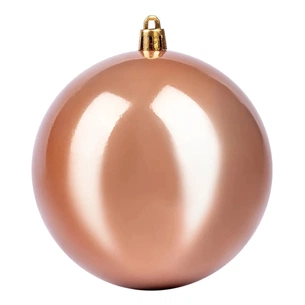 Ялинкова іграшка YES! Fun 10 см, темно-золота, перламутрова (973513) зображення 1