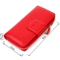 Гаманець Tony Bellucci З блоком для карт та документів з натуральної шкіри Червоний (21956) - зменшене зображення 3