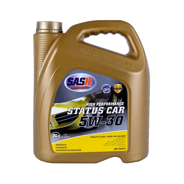 Моторное масло SASH STATUS CAR 5W30 5л (100222) - изображение 1