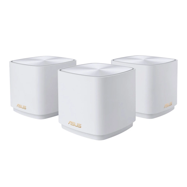 Точка доступа Wi-Fi ASUS XD4 Plus 3PK White (XD4 PLUS (W-3-PK)) - изображение 1