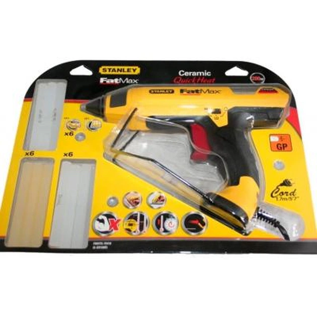 Клейовий пістолет Stanley FatMax, з набором аксесуарів, 11,3мм. (FMHT6-70418) - picture 4