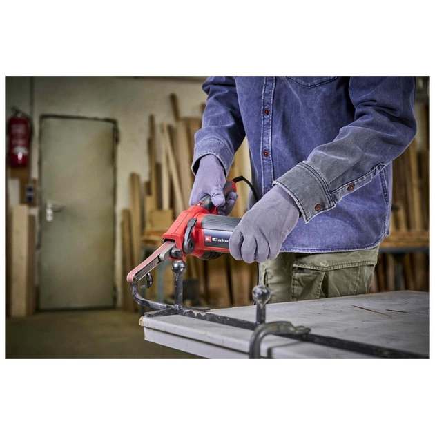 Шліфувальна машина Einhell стрічкова TC-BF500E, 500Вт, 300-1700 об/хв, 457х13 мм,, 1.44кг (4461020) - picture 9