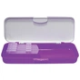 Пенал Cool For School Пластиковий із застібкою Фіолетовий 8012 (CF85580) - зменшене зображення 2
