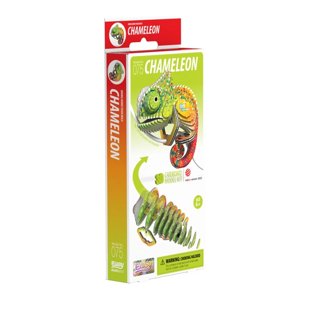 Пазл Eugy 3D Зоопарк Хамелеон (XEG-075) - picture 2