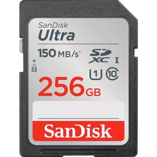 Карта пам'яті SanDisk 256GB SDXC class 10 UHS-I Ultra (SDSDUNC-256G-GN6IN) зображення 1