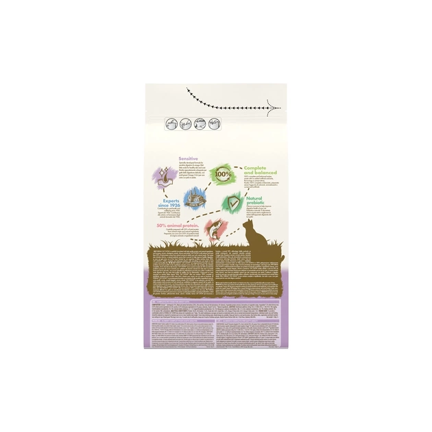 Сухий корм для кішок Purina Cat Chow Sensitive з лососем 1.5 кг (7613035394131) - picture 4