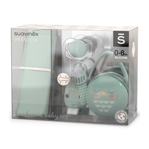 Набір для годування новонароджених Suavinex Bonhomia подарунковий, маленький, зелений (308024) зображення 1