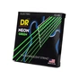 Струни для гітари DR Strings NEON Green Electric - Medium (10-46) (NGE-10) - зменшене зображення 2