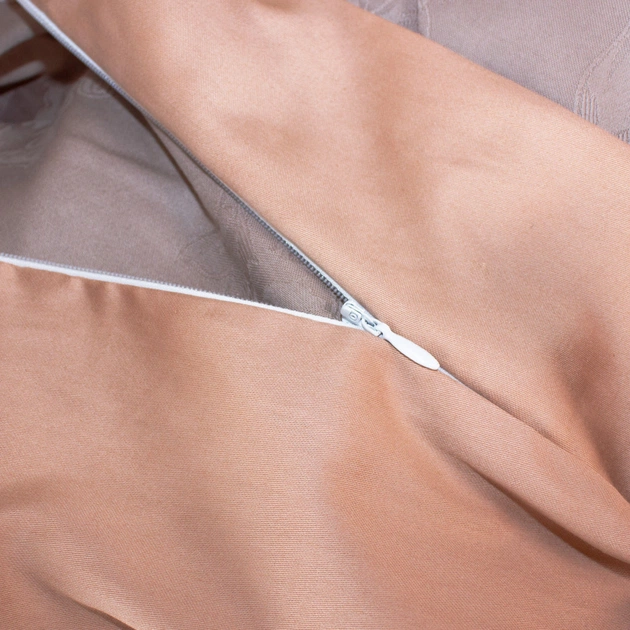 Постільна білизна MirSon Satin Жаккард Golden wheat 220х240 (2200005395516) - изображение 4