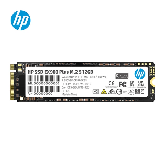 Накопичувач SSD M.2 2280 512GB EX900 Plus HP (35M33AA) - изображение 1